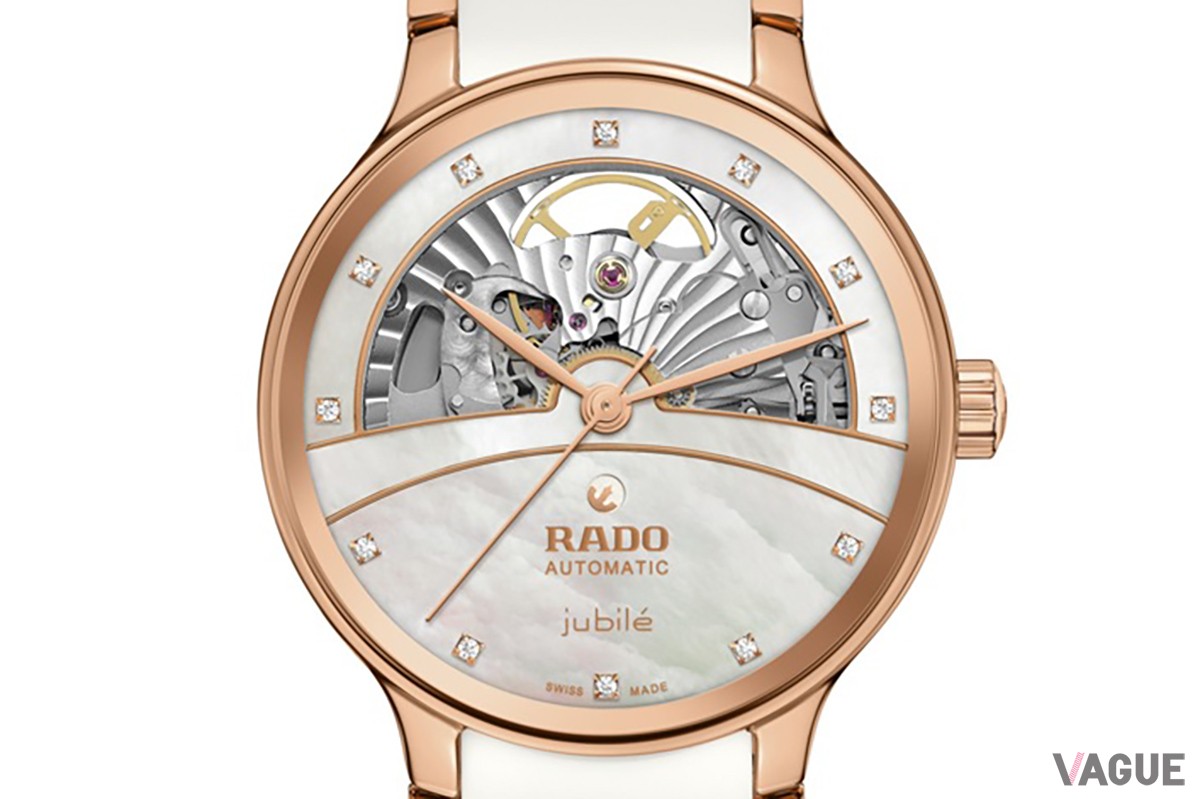 ラドー セントリック オートマティック ダイヤモンズ オープンハート（Jubilé）（品番：R30029922・ホワイト　49万3900円、消費税込）
