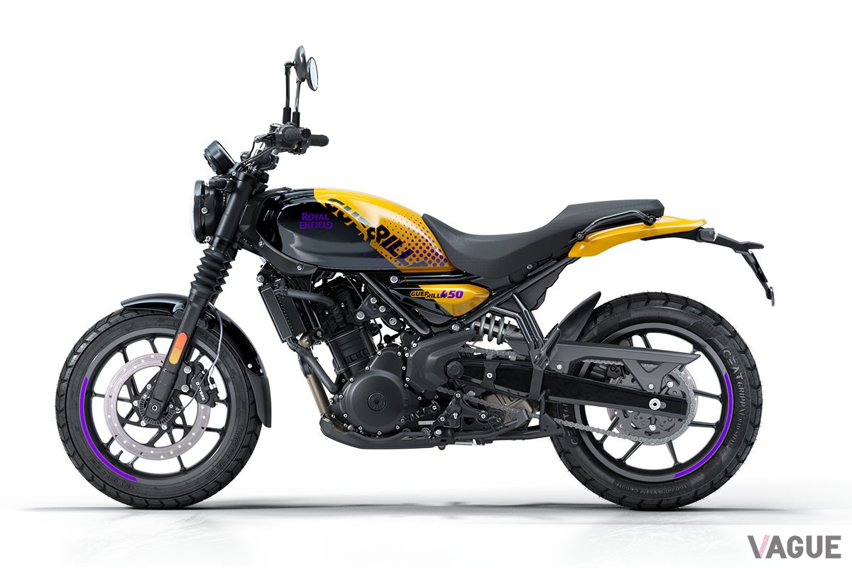 ロイヤルエンフィールドの新ロードスター「ゲリラ450」シリーズ