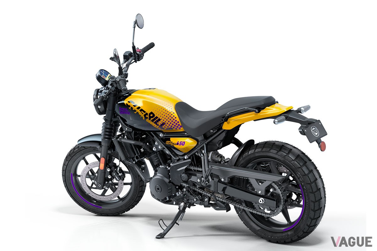 ロイヤルエンフィールドの新ロードスター「ゲリラ450」シリーズ