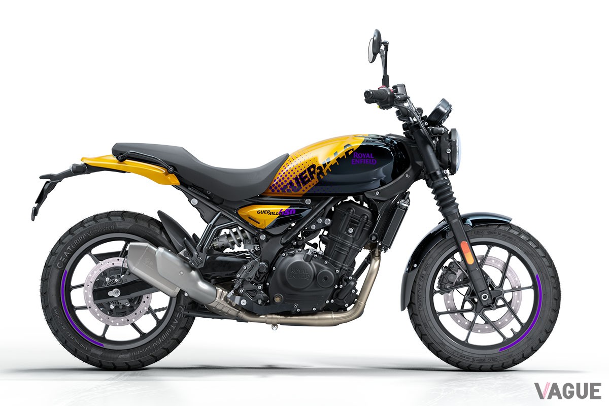 ロイヤルエンフィールドの新ロードスター「ゲリラ450」シリーズ