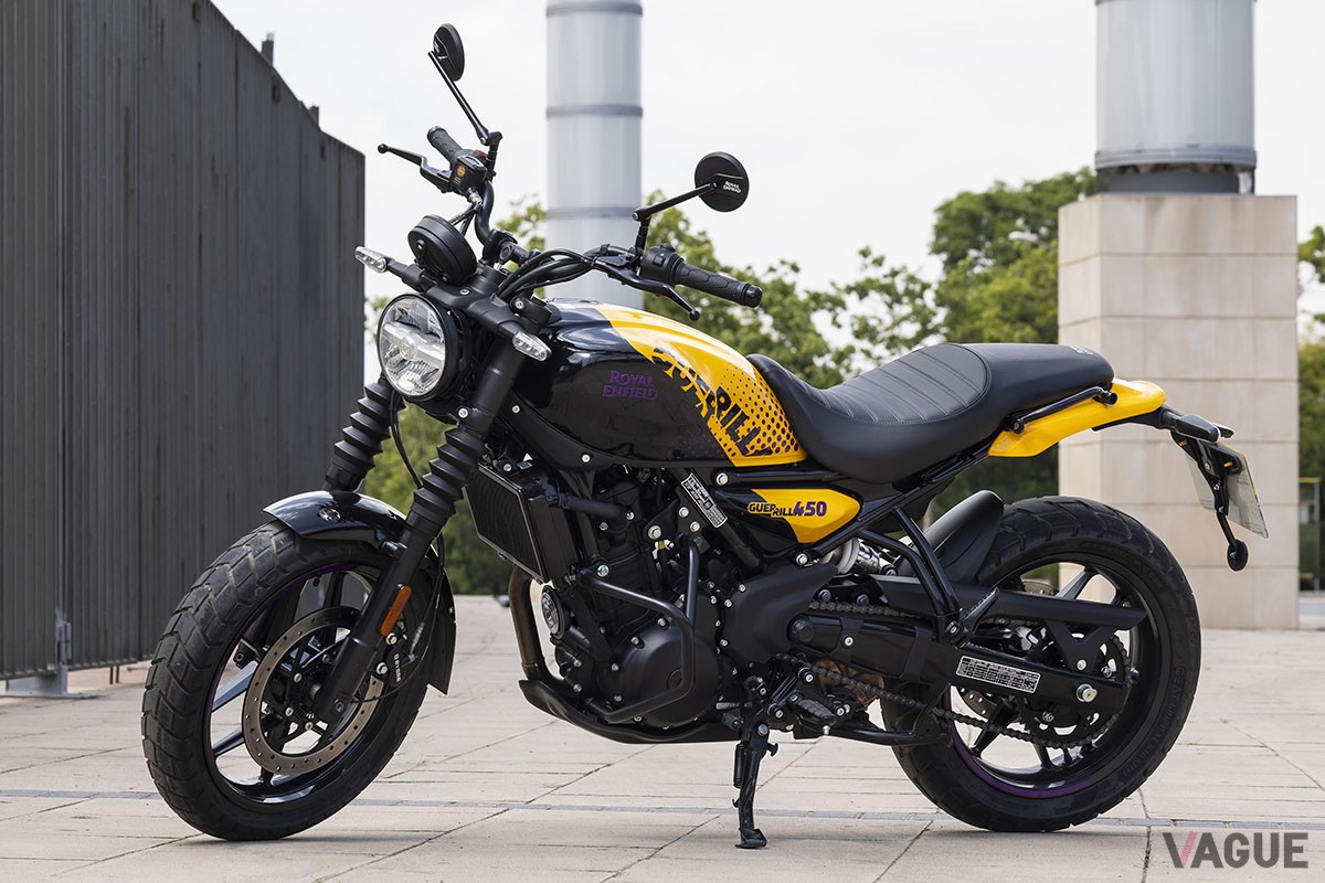 ロイヤルエンフィールドの新ロードスター「ゲリラ450」シリーズ