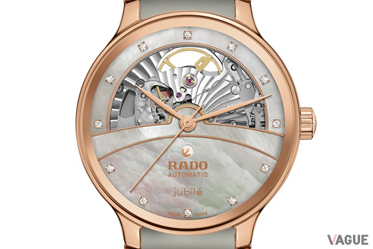 ラドー セントリック オートマティック ダイヤモンズ オープンハート（Jubilé）（品番：R30029912・シルバー　49万3900円、消費税込）