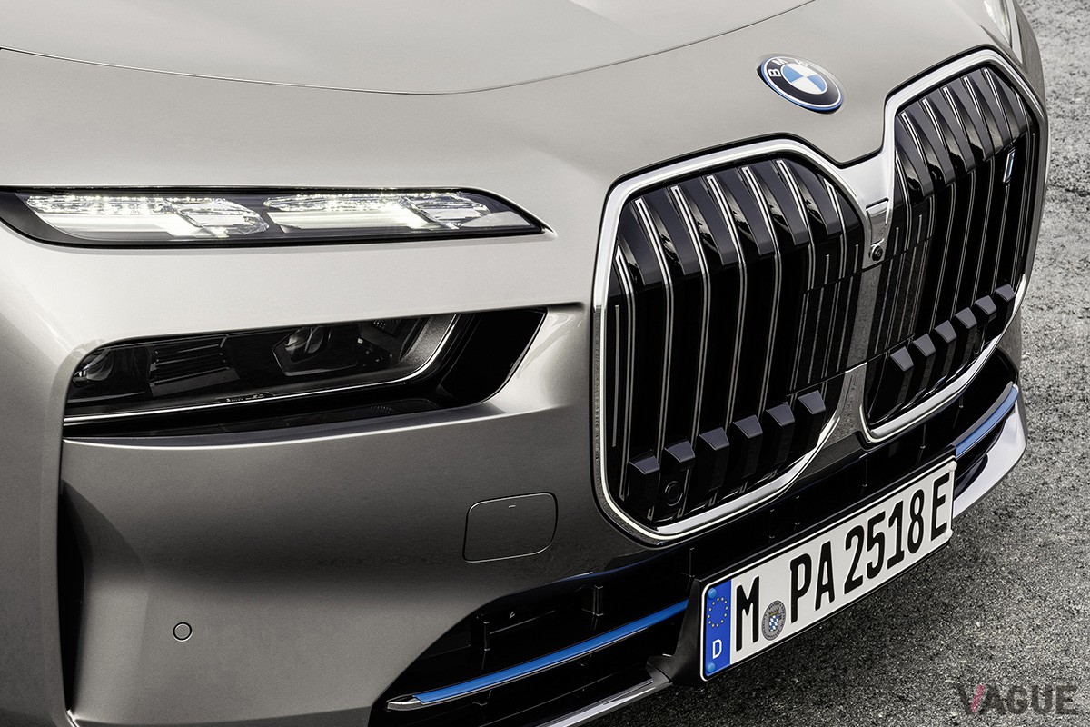 BMW「7シリーズ（i7）」のキドニーグリル