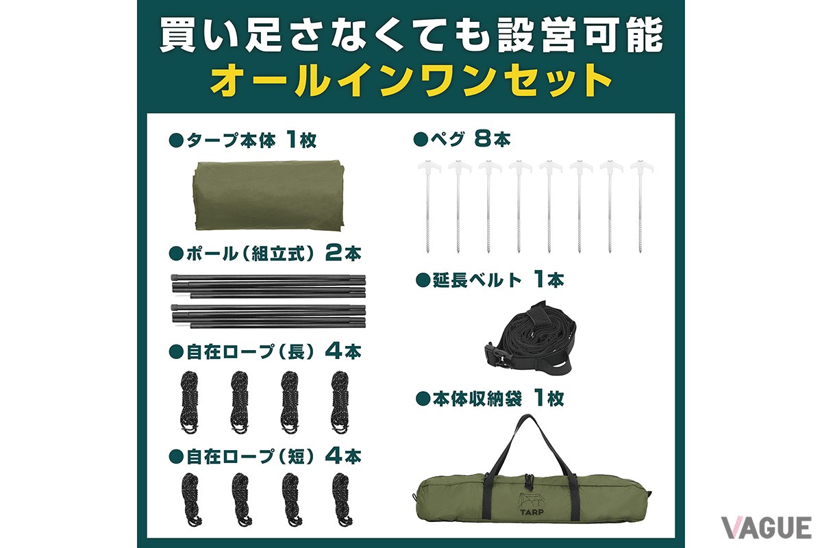 何を揃えれば？という悩み不要で購入できるオールインワンセットが嬉しい