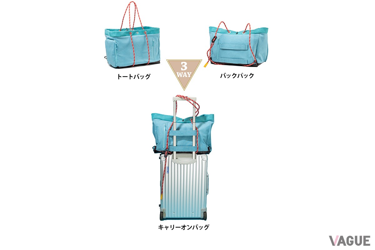 クーラー部を使わない時には折りたたんで収納も可能。普段のショッピングバッグとしても扱える