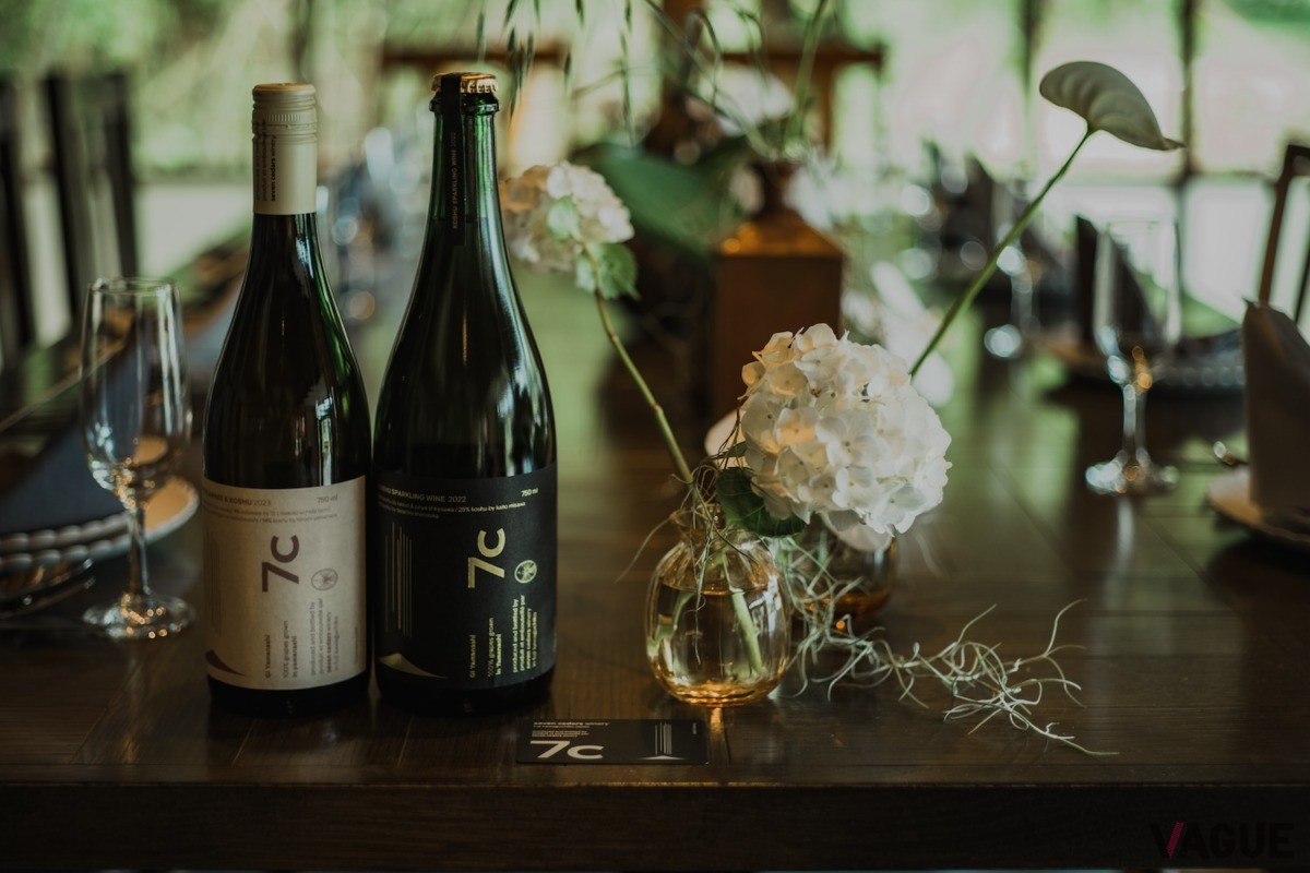 山梨の地元ワインリーの、美味しいワインも提供可能