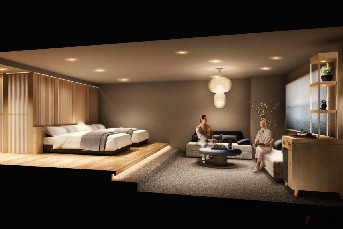 Relaxing Floor ここのえ 街並みツイン（イメージ）