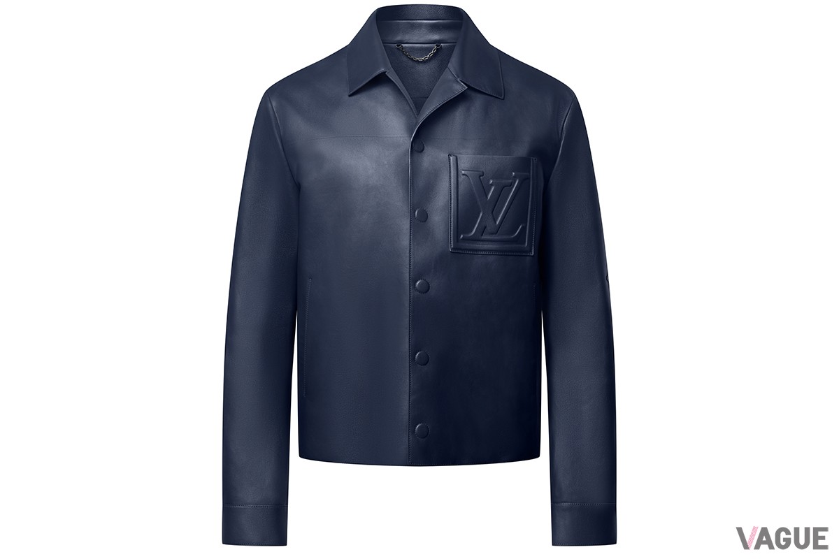 シックレザーブルゾンウィズ3Dディテール