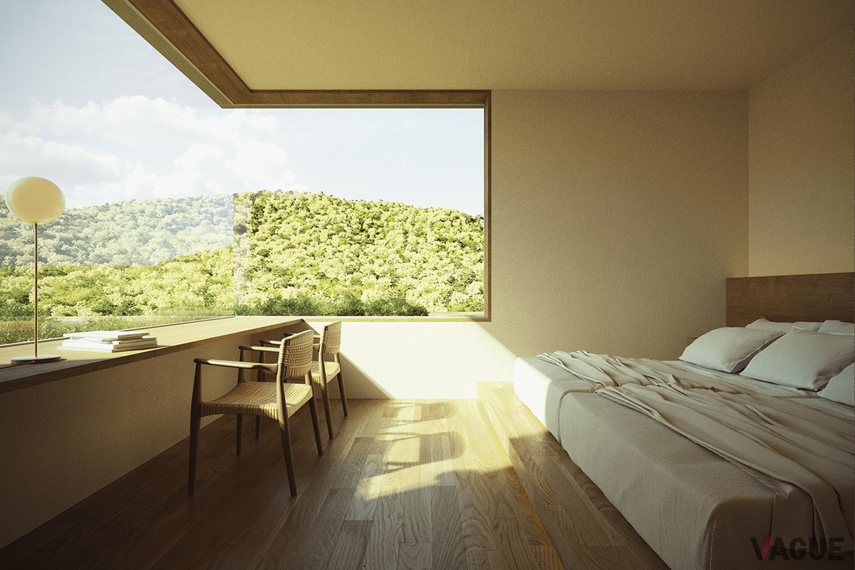 仕事や読書等の集中したいシーンにぴったりなワークスペースも完備