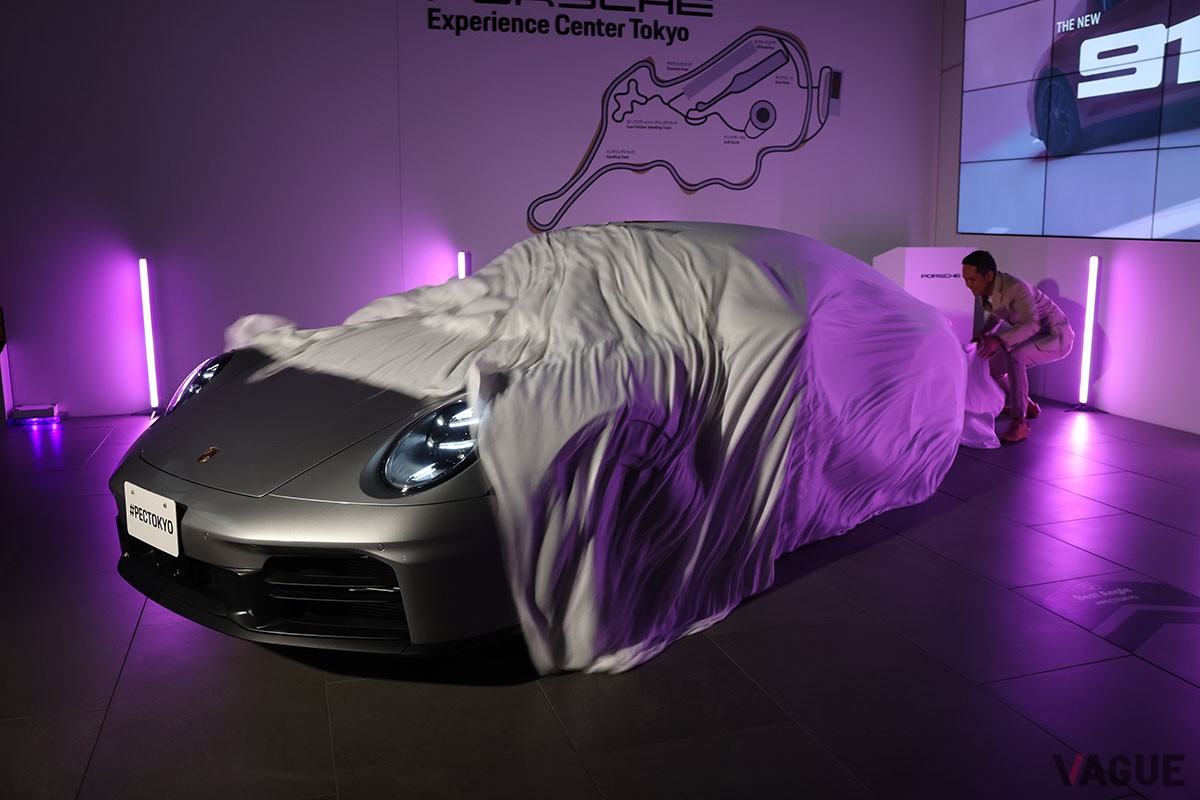 初開催となった「Night Misson 911」で日本初公開されたポルシェ新型「911カレラ」