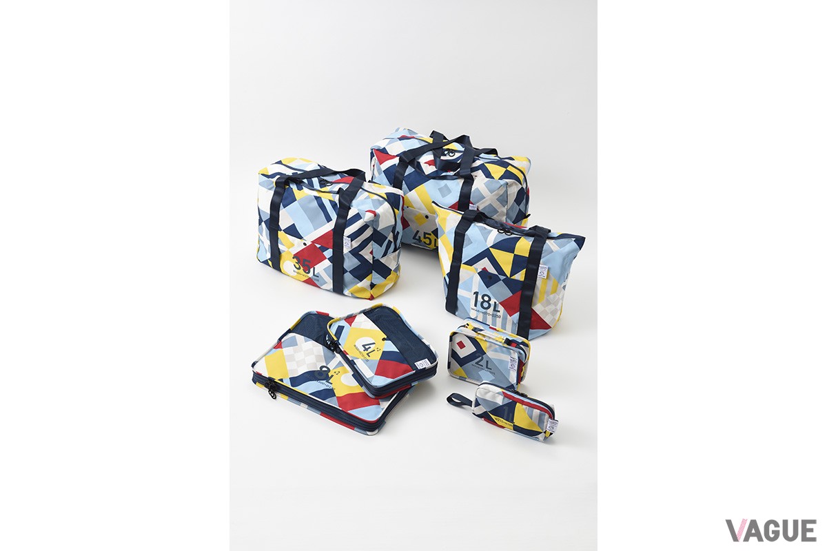 「ノーティック」は海上において船舶間での通信に利用される世界共通の旗、国際信号旗からインスピレーションを受けたデザイン