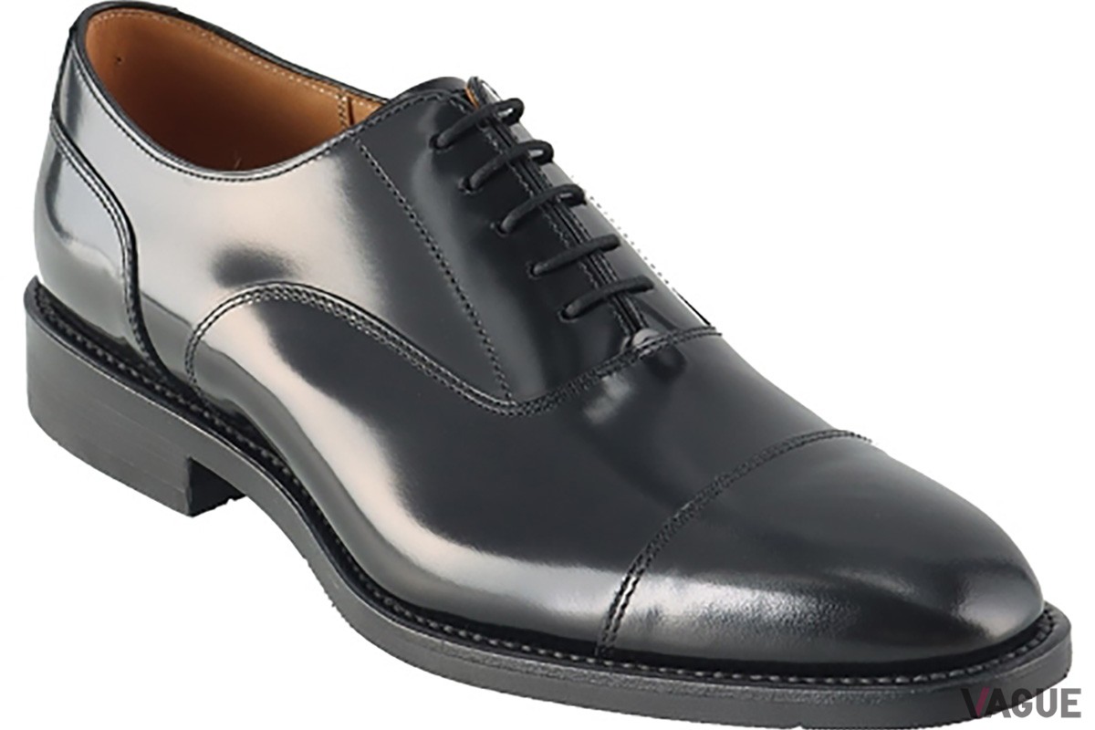 ストレートチップ（スクラッチタフレザー：25ARBE　BLACK）