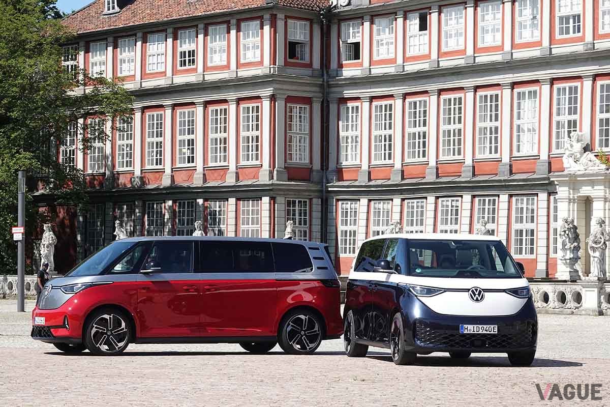 VWの電気自動車ミニバン「ID.バズGTX」と「ID.バズ」プロ