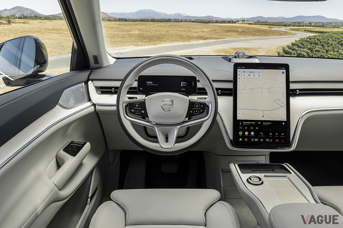 ボルボ新型「EX90」のインテリア