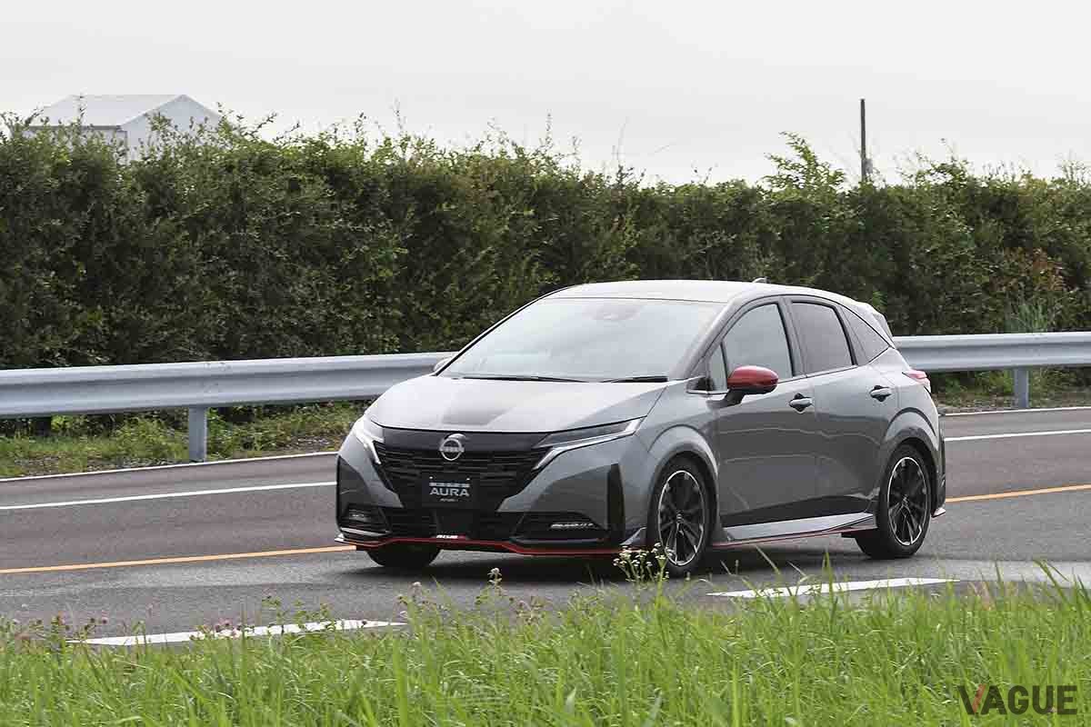 2024年7月のマイナーチェンジで登場した日産「ノート オーラNISMO tuned e-POWER 4WD」