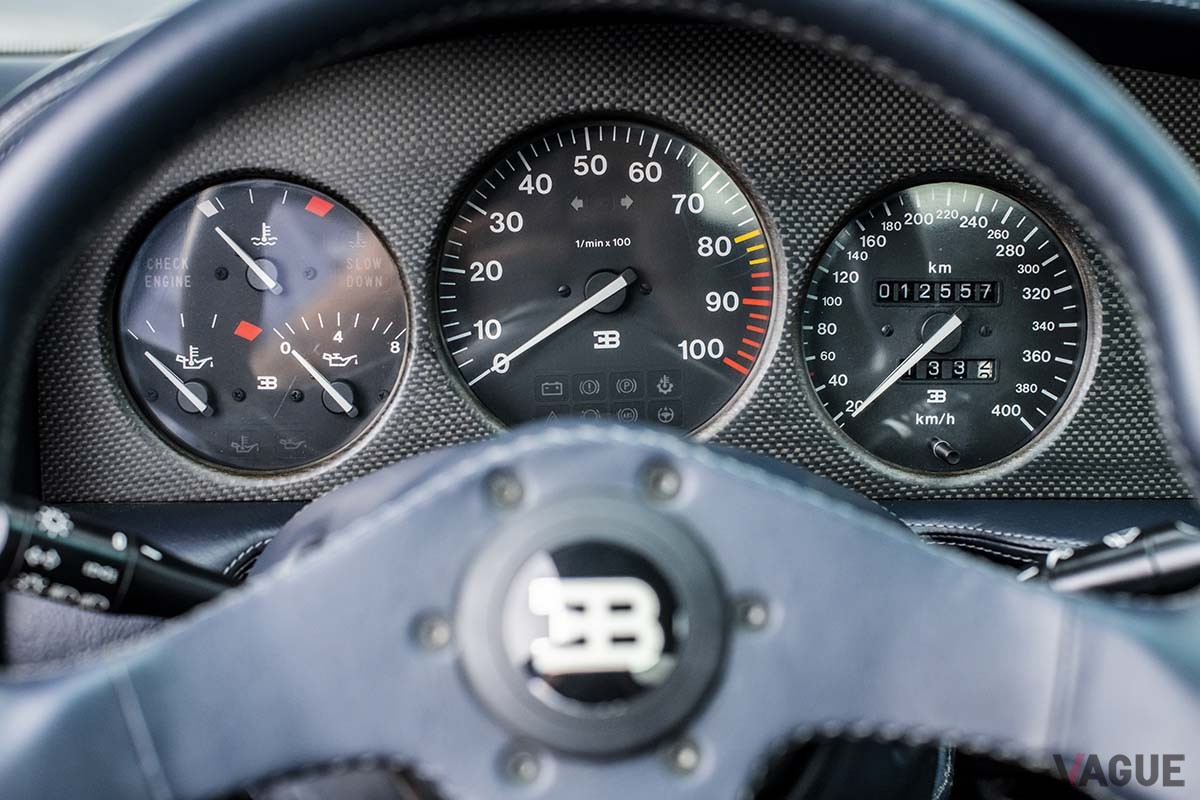 オークションに登場した1993年式ブガッティ「EB110 SS プロトタイプ」Remi Dargegen ©2024 Courtesy of RM Sotheby's