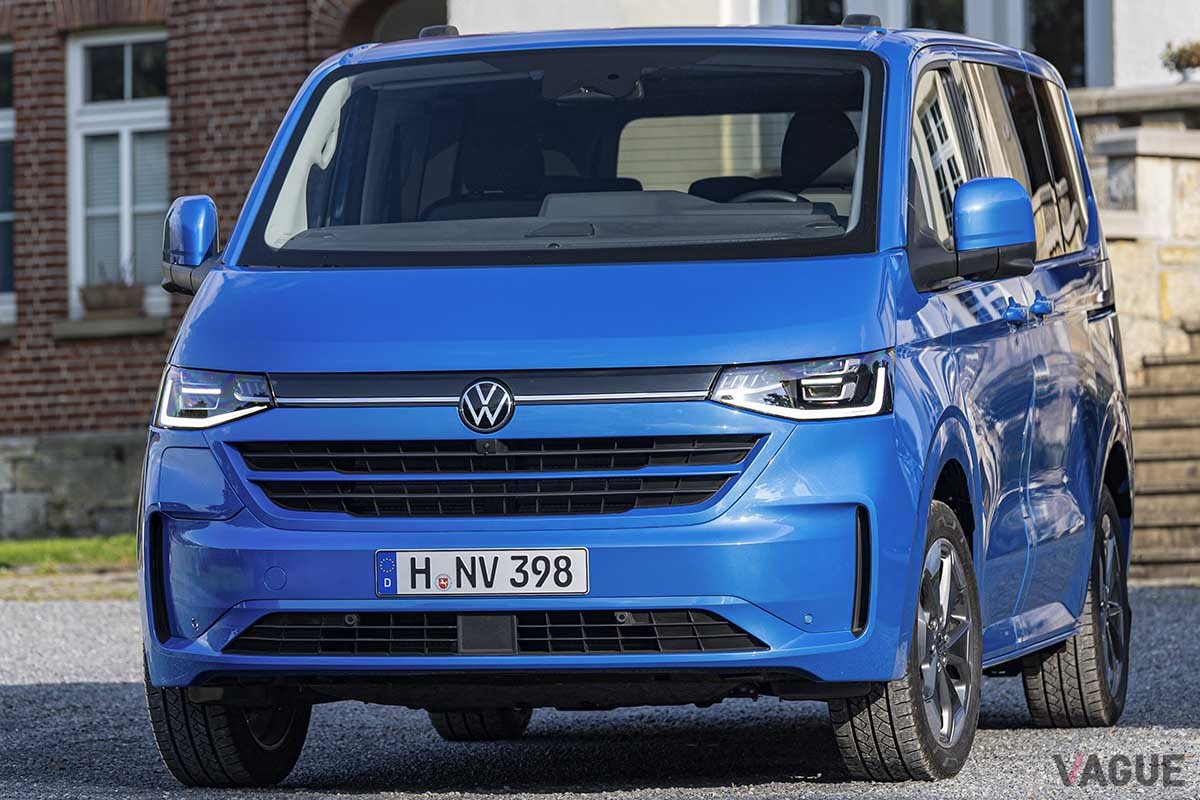 世界初公開されるVW新型「トランスポーター」（写真は旅客輸送用の新型カラベル）