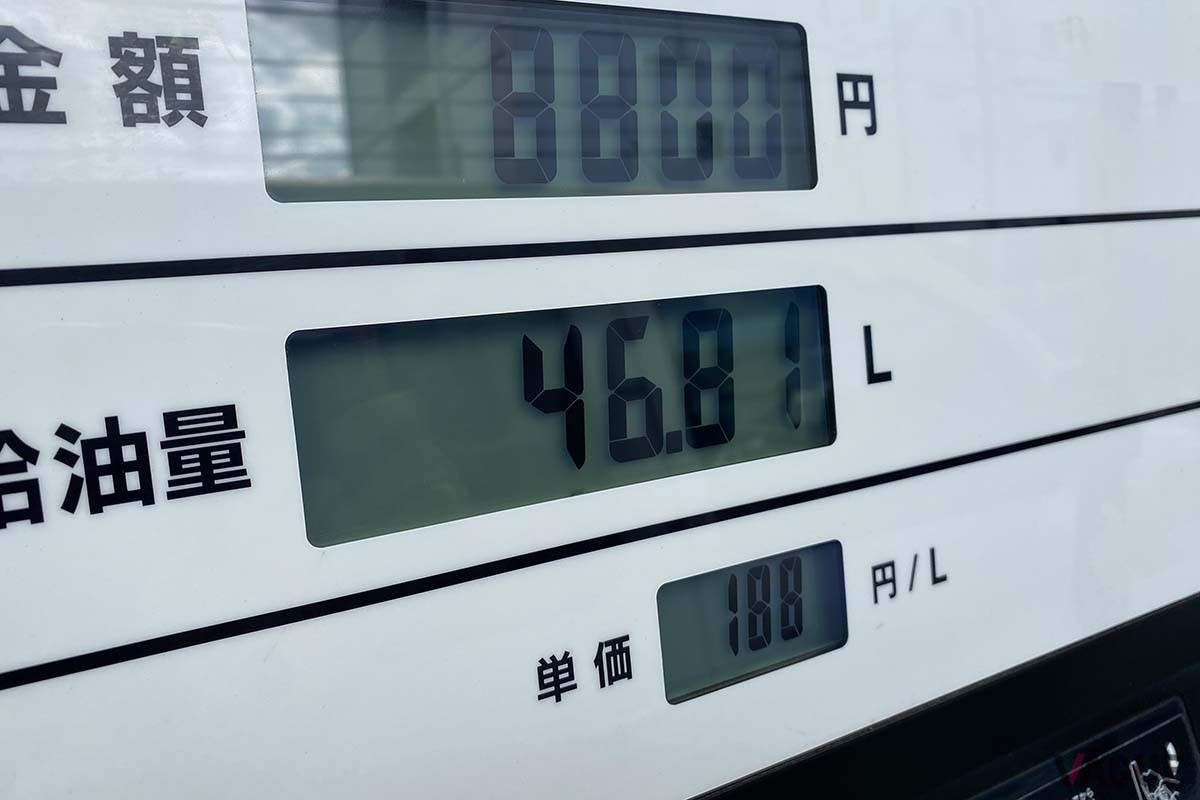 2023年9月13日に発表されたレギュラーガソリン価格は、全国平均で1リッターあたり184.8円