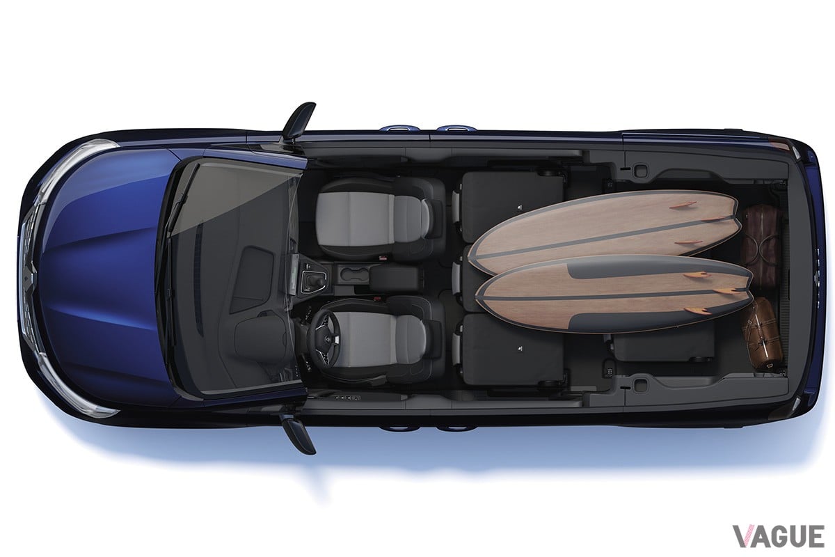 世界初公開されたルノー新型「グラン・カングー」のインテリア