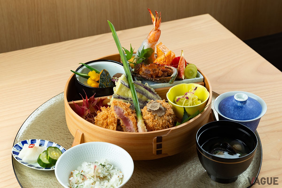 平日ランチタイム限定「平日ランチ限定あんず膳」1500円(1日20食限定)の華やかさも見逃せない