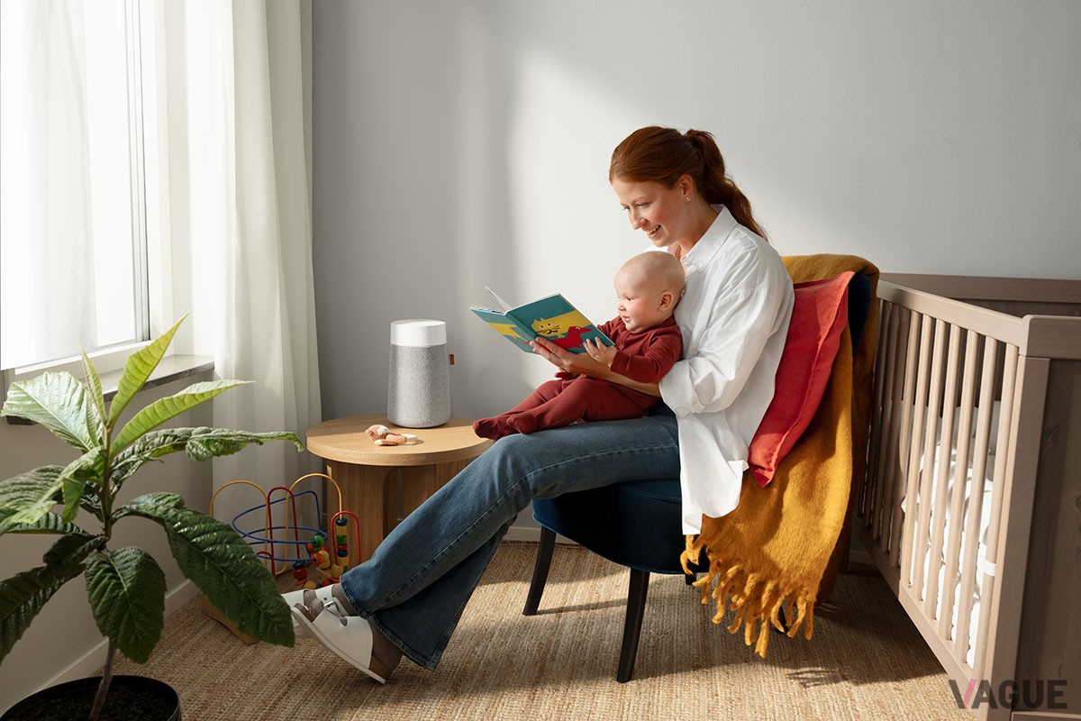 静音設計で赤ちゃんのいるお部屋にも