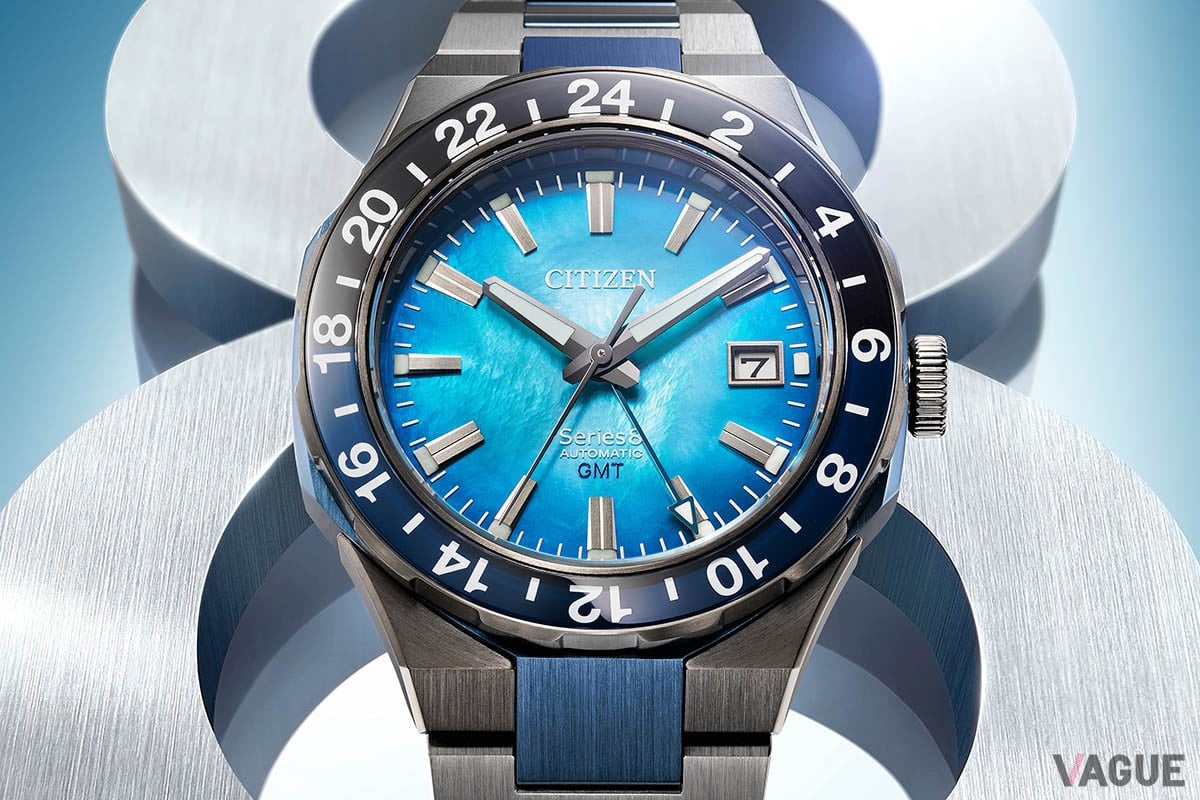 ブルーのコンビブレスが珍しい！ シチズン「シリーズエイト」限定