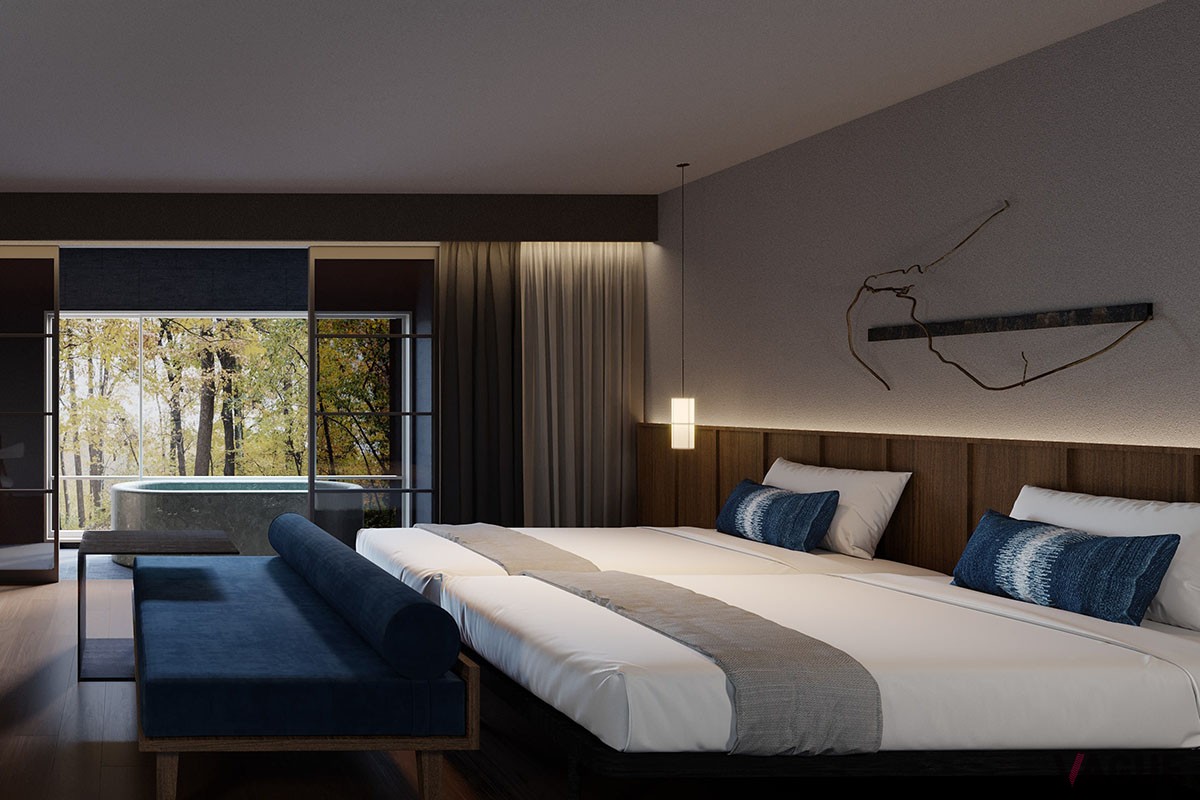 イメージパース：客室イメージ