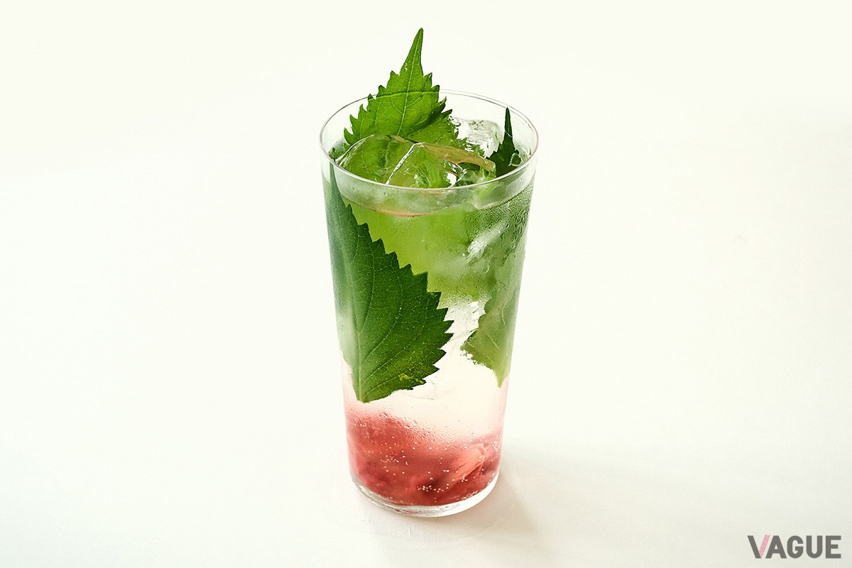 オリジナルカクテルやモクテルもまた香に優れた植物を中心に作られる