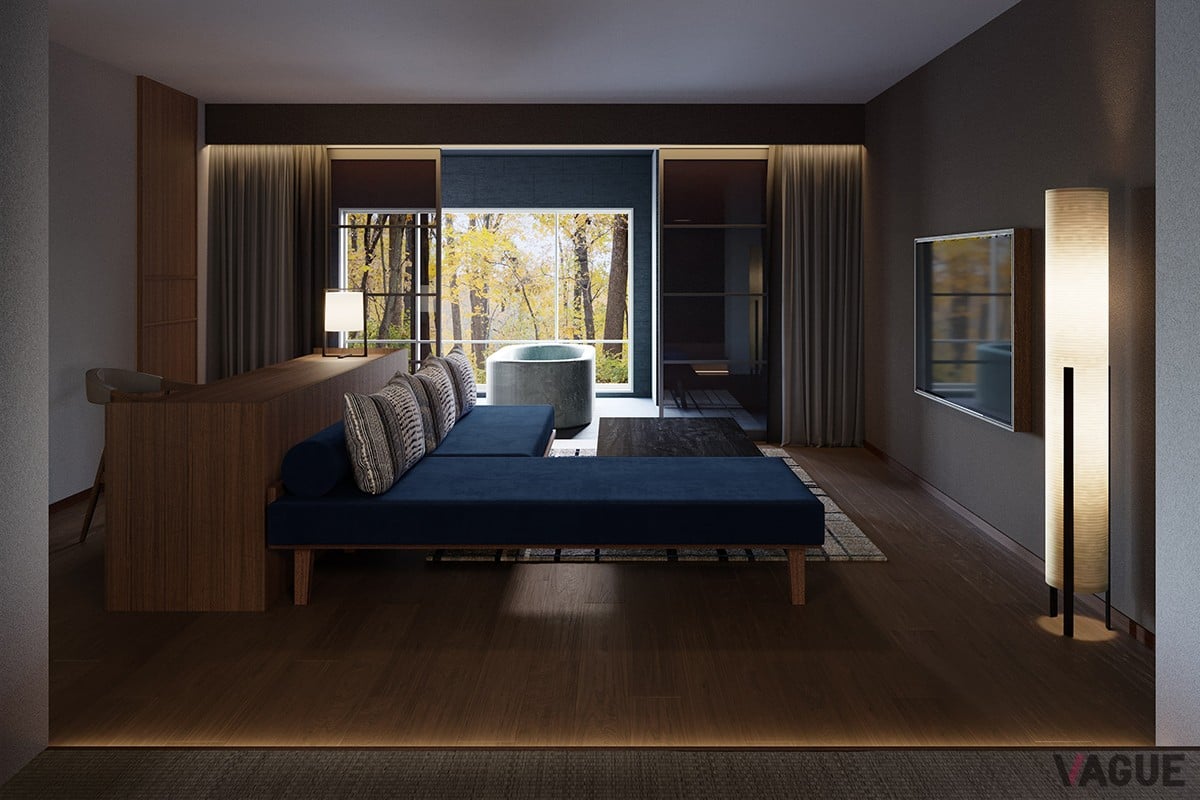 イメージパース：客室イメージ