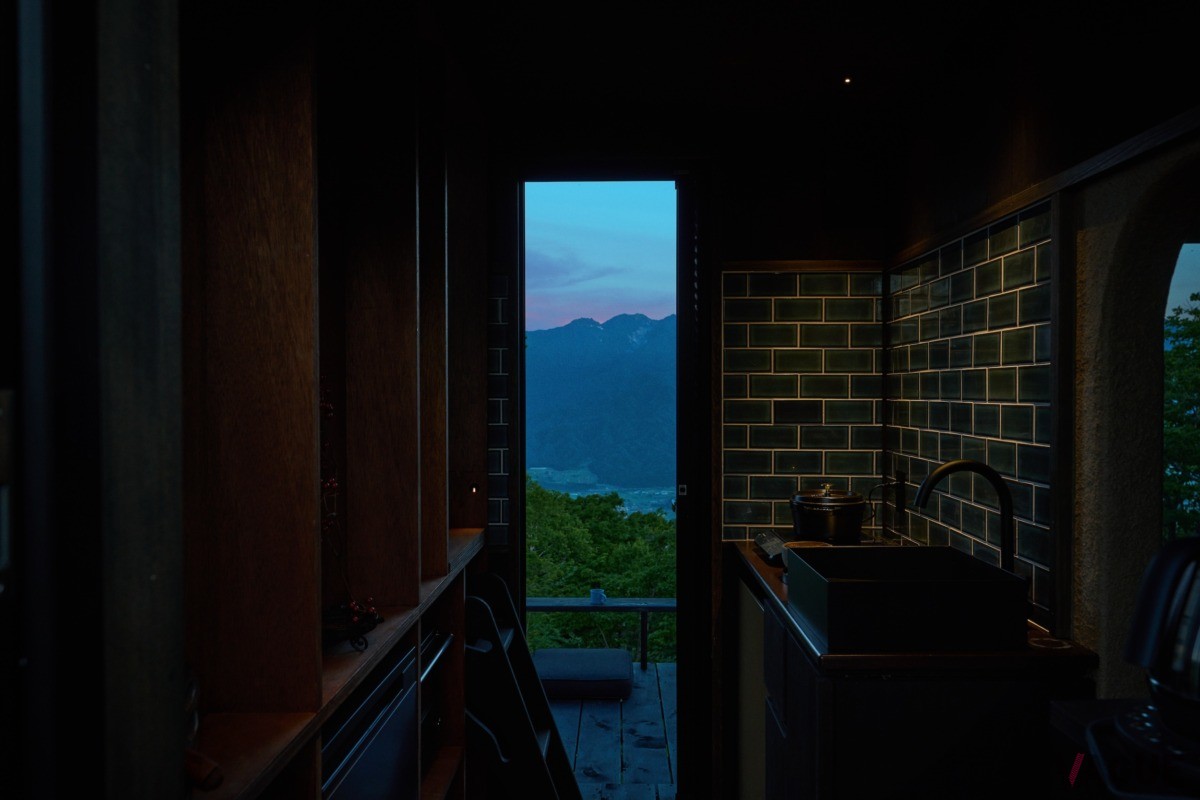 景色をできるだけ見られるように設計