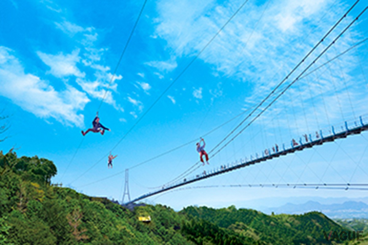 2位：フォレストアドベンチャー・三島スカイウォーク ロングジップスライド【静岡県】