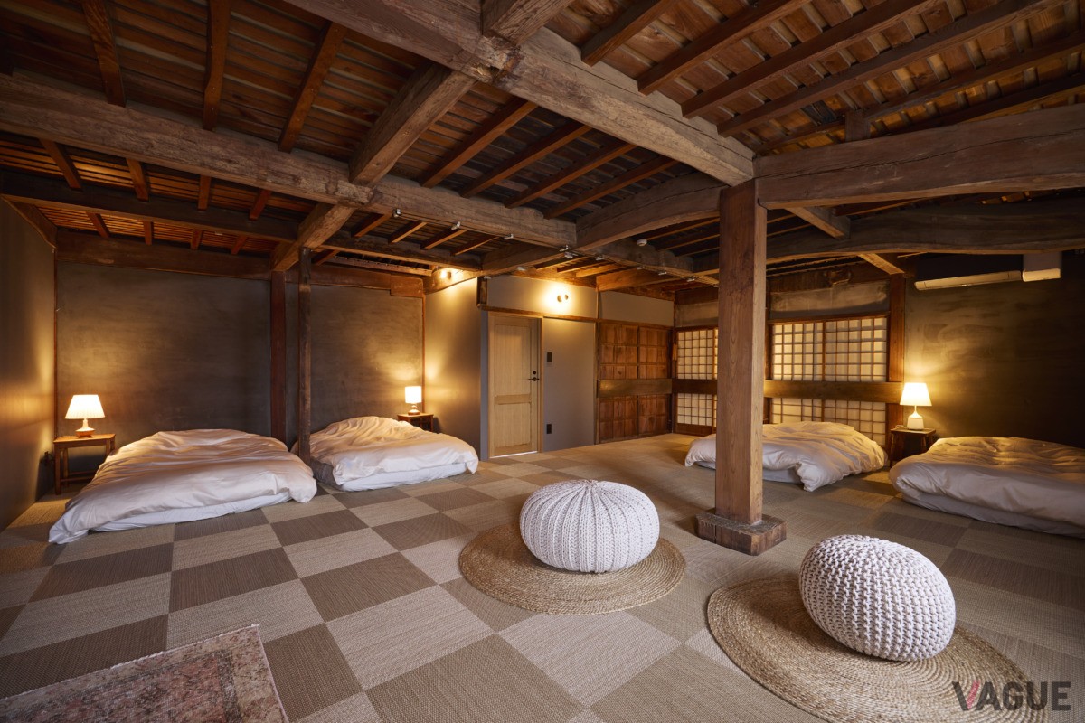 希少な建材や家具をそのままに