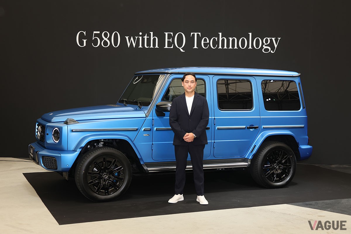 メルセデス・ベンツ「G580 ウィズEQテクノロジー」とメルセデス・ベンツ日本の社長兼CEO ゲルティンガー剛氏