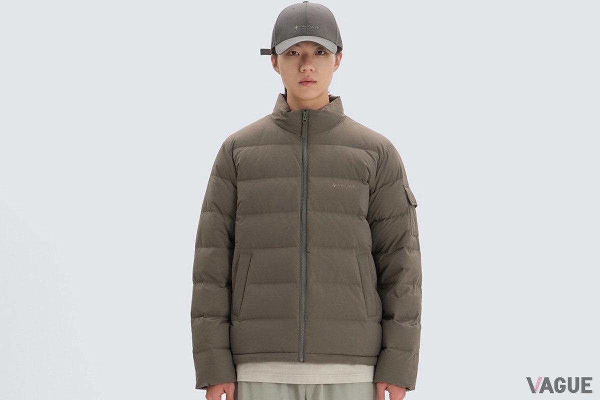 Stand Neck Lightweight Down Jacket「ダークカーキ」