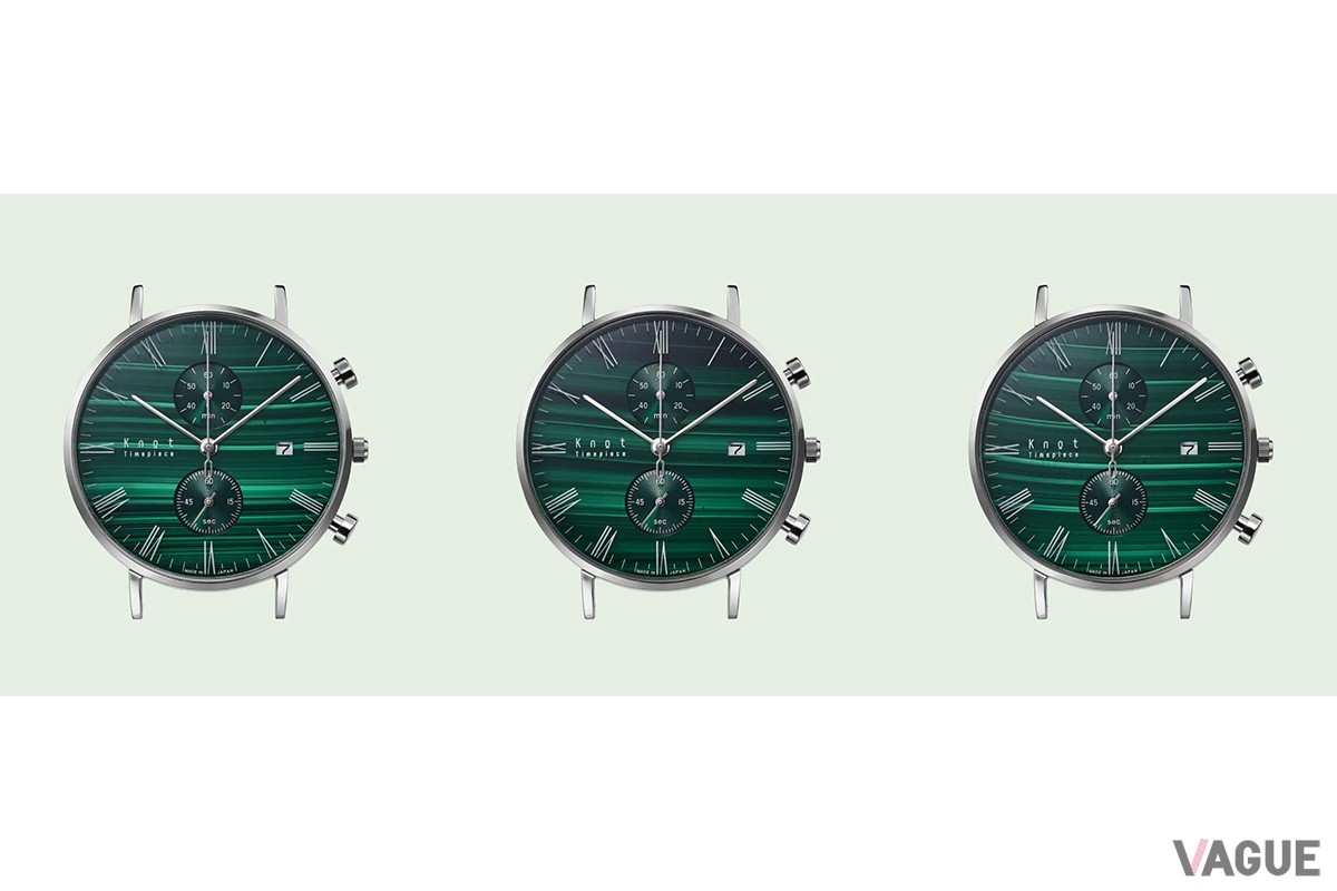 ひとつとして同じデザインのダイヤルが存在しないマラカイトのダイヤル