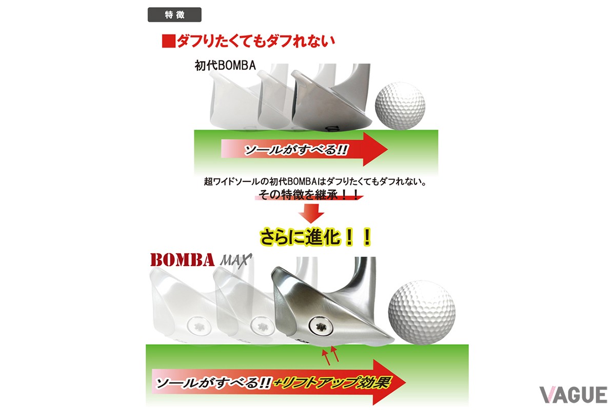 リンクスの新作ウェッジ「BOMBA MAX」