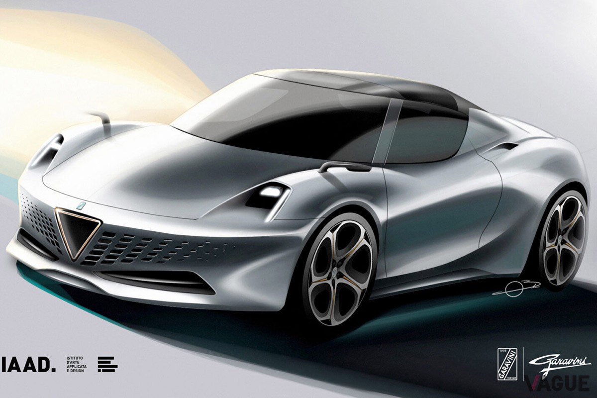 アルファ ロメオ「4C」をベースとするレストモッド車両「ペレンネ」（C）Garavini Torino