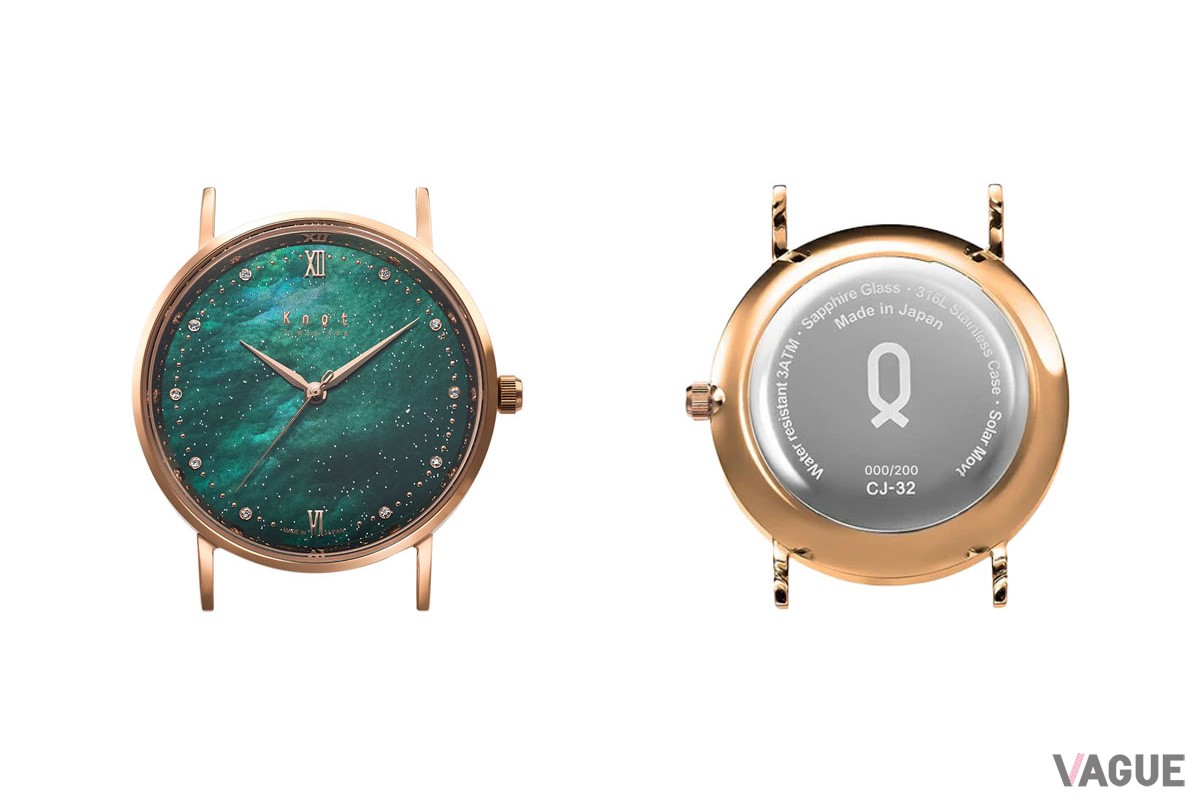 森林の葉が反射した様をマザー・オブ・パールで表現したレディースモデル