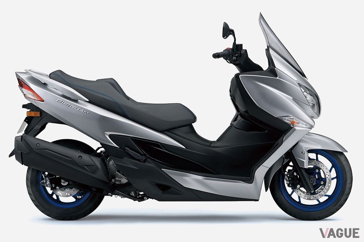 国産唯一の400ccビッグスクーターであるスズキ「バーグマン400 ABS」の価格が改定された