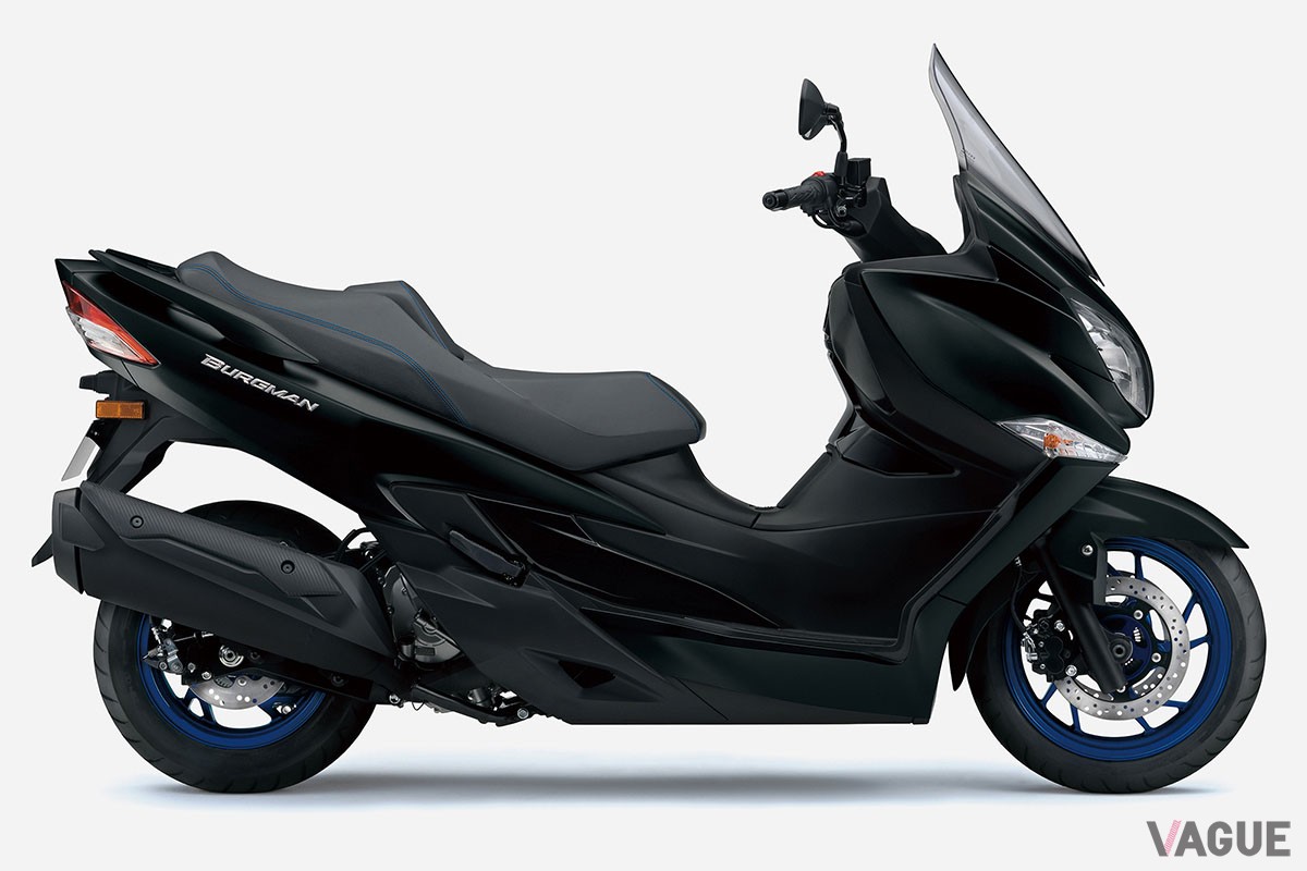 国産唯一の400ccビッグスクーターであるスズキ「バーグマン400 ABS」の価格が改定された