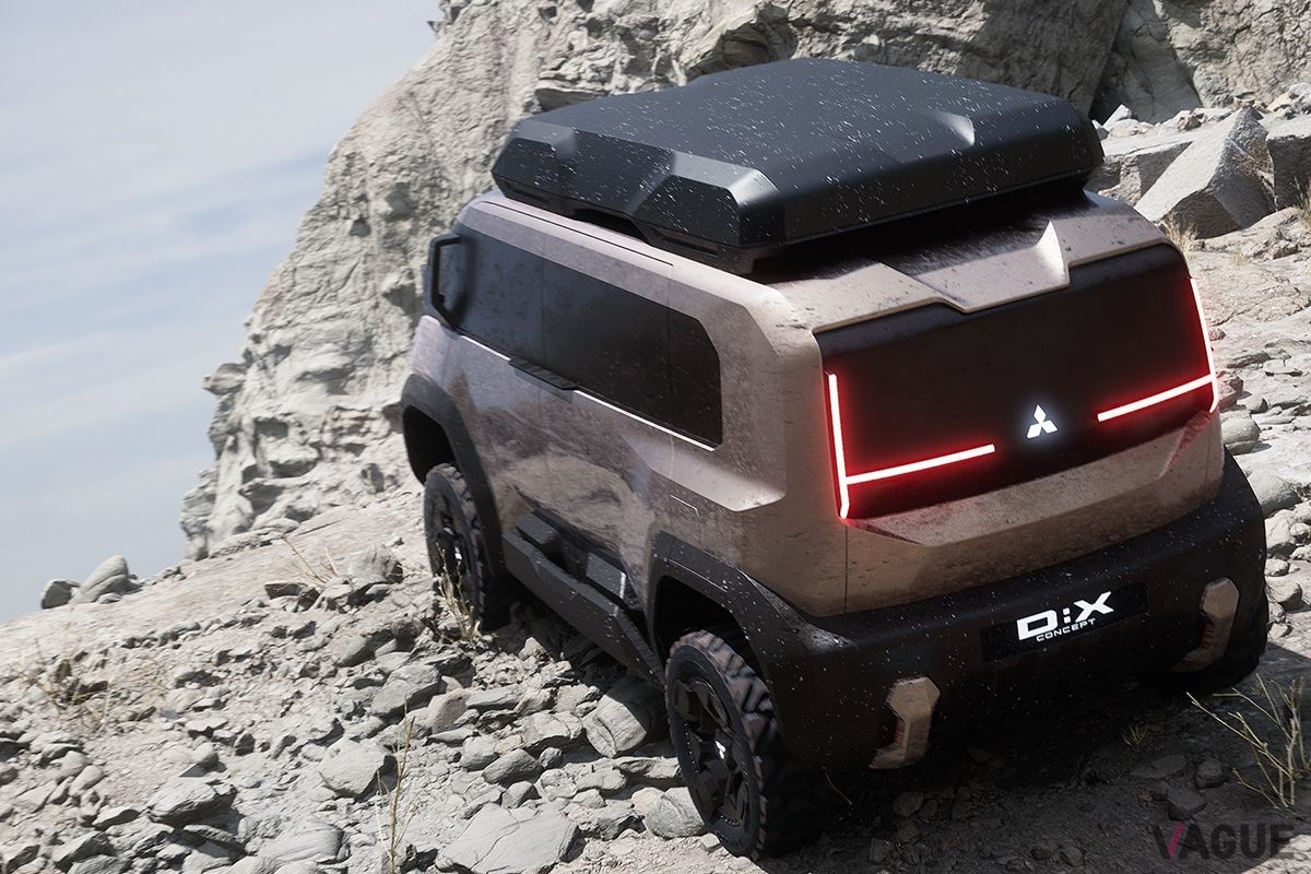 ジャパンモビリティショー2023で世界初公開された三菱新型「D：Xコンセプト」