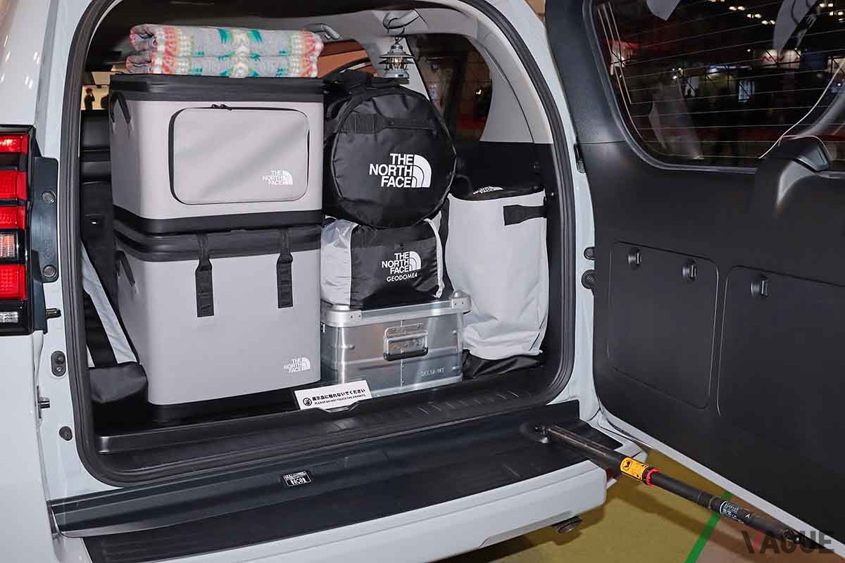 ジャパンモビリティーショー2023に出展されている「CORDE byランドクルーザープラド NEWSCAPE」