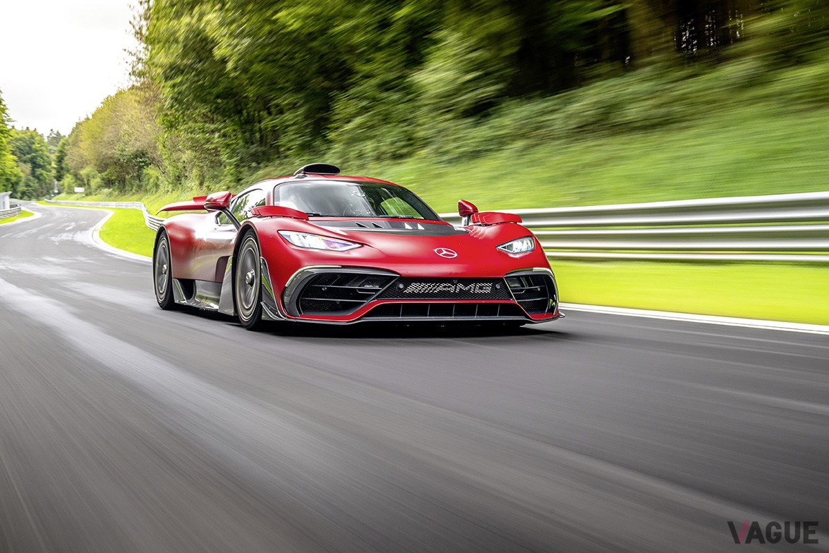 ノルドシュライフェで6分29秒090という量産車の新記録を叩き出したメルセデスAMG「ワン」