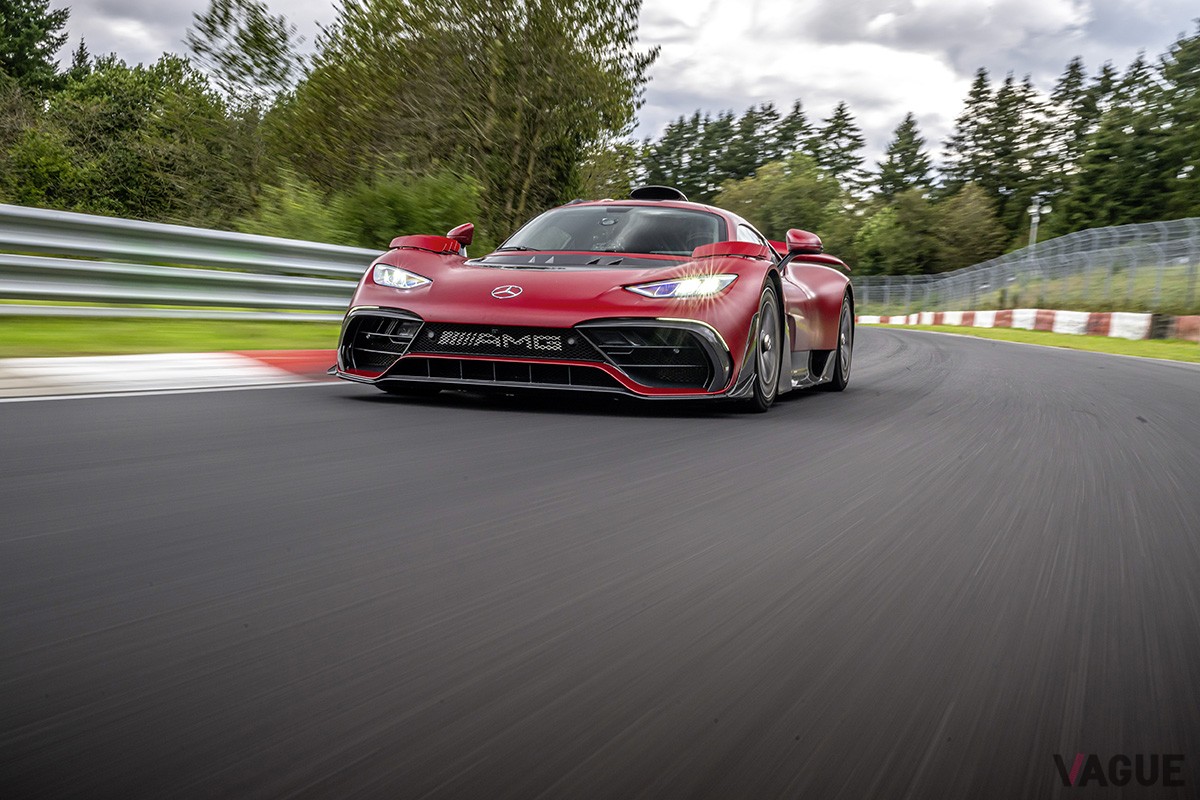ノルドシュライフェで6分29秒090という量産車の新記録を叩き出したメルセデスAMG「ワン」