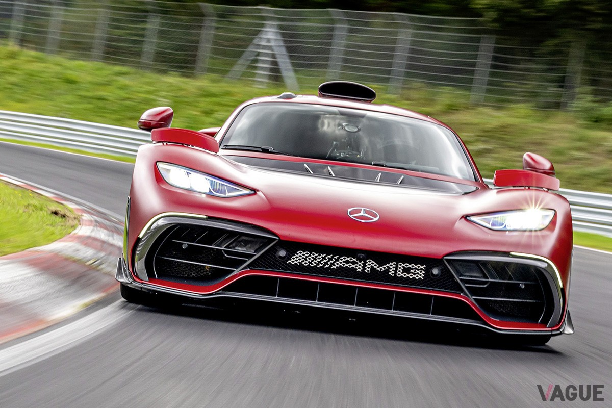 ノルドシュライフェで6分29秒090という量産車の新記録を叩き出したメルセデスAMG「ワン」