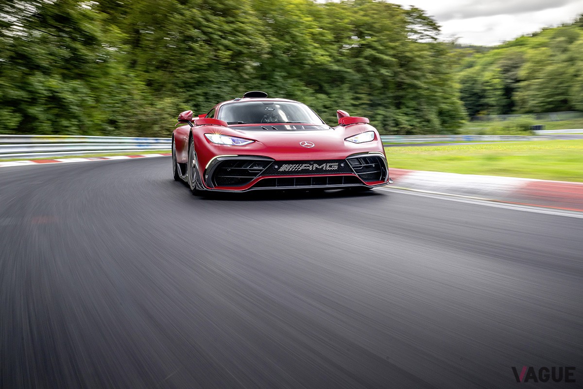 ノルドシュライフェで6分29秒090という量産車の新記録を叩き出したメルセデスAMG「ワン」