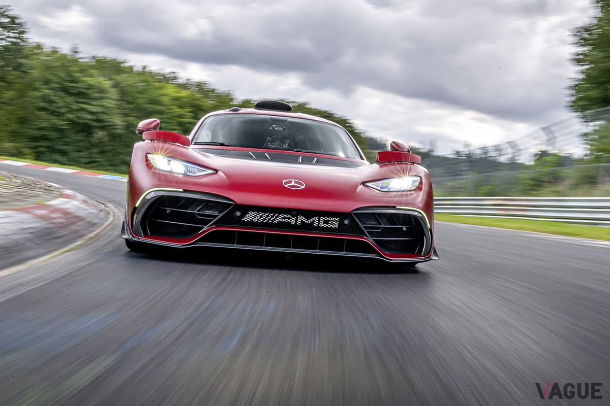 ノルドシュライフェで6分29秒090という量産車の新記録を叩き出したメルセデスAMG「ワン」