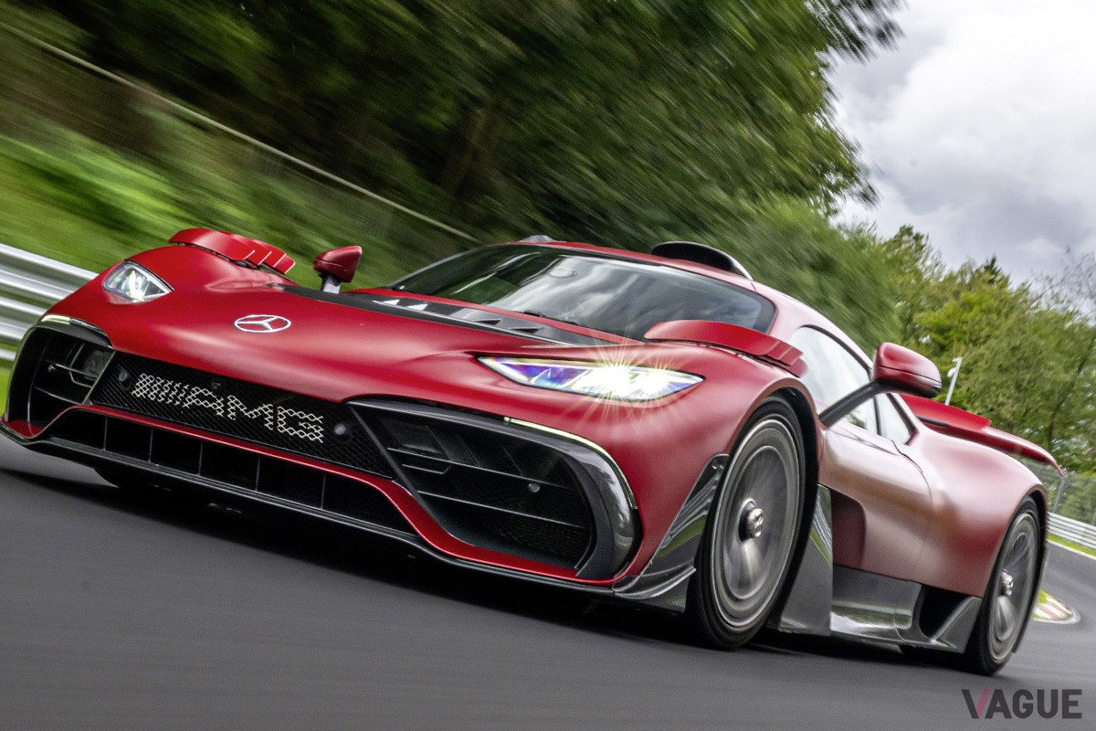 ノルドシュライフェで6分29秒090という量産車の新記録を叩き出したメルセデスAMG「ワン」