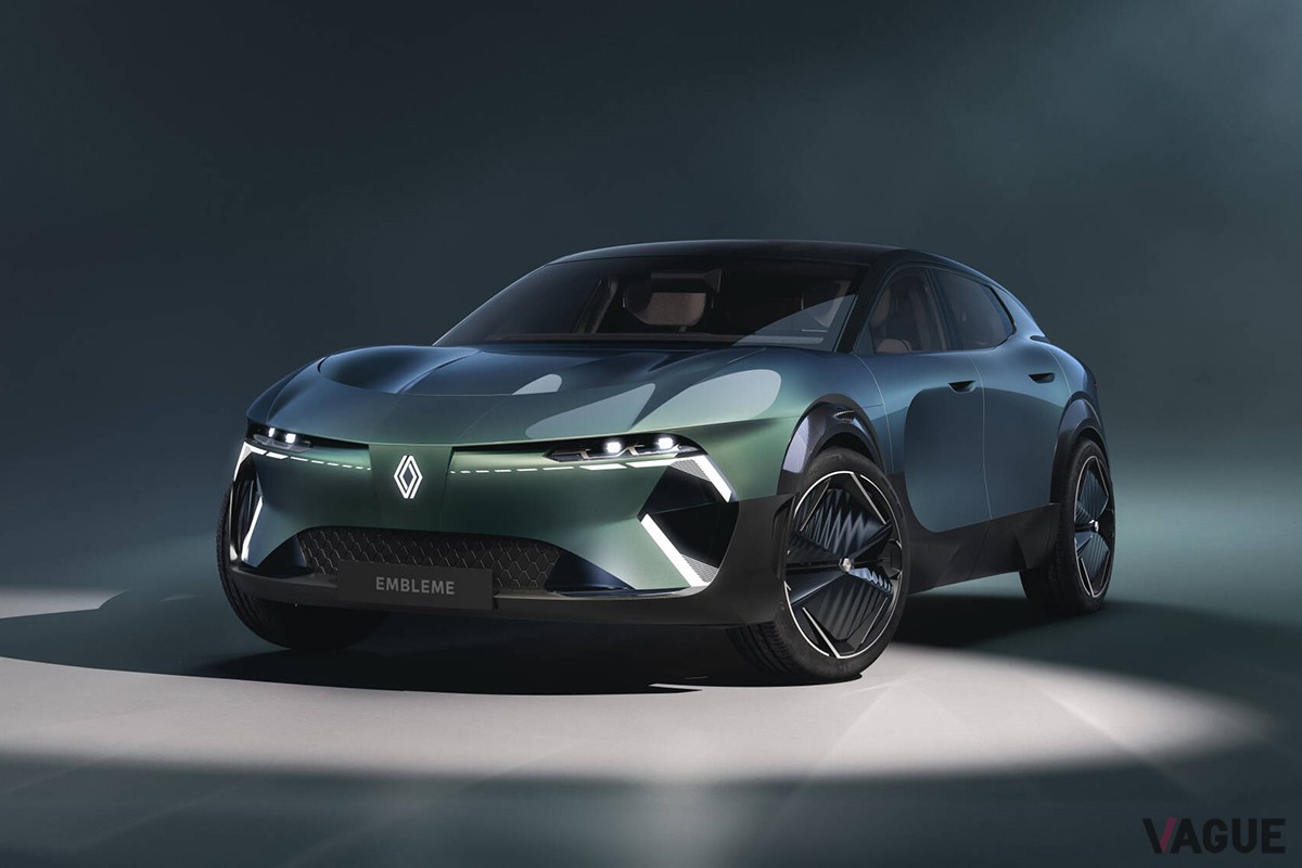 10月14日から始まるパリ国際モーターショー2024で世界初公開される予定のコンセプトカー、ルノー「エンブレム」