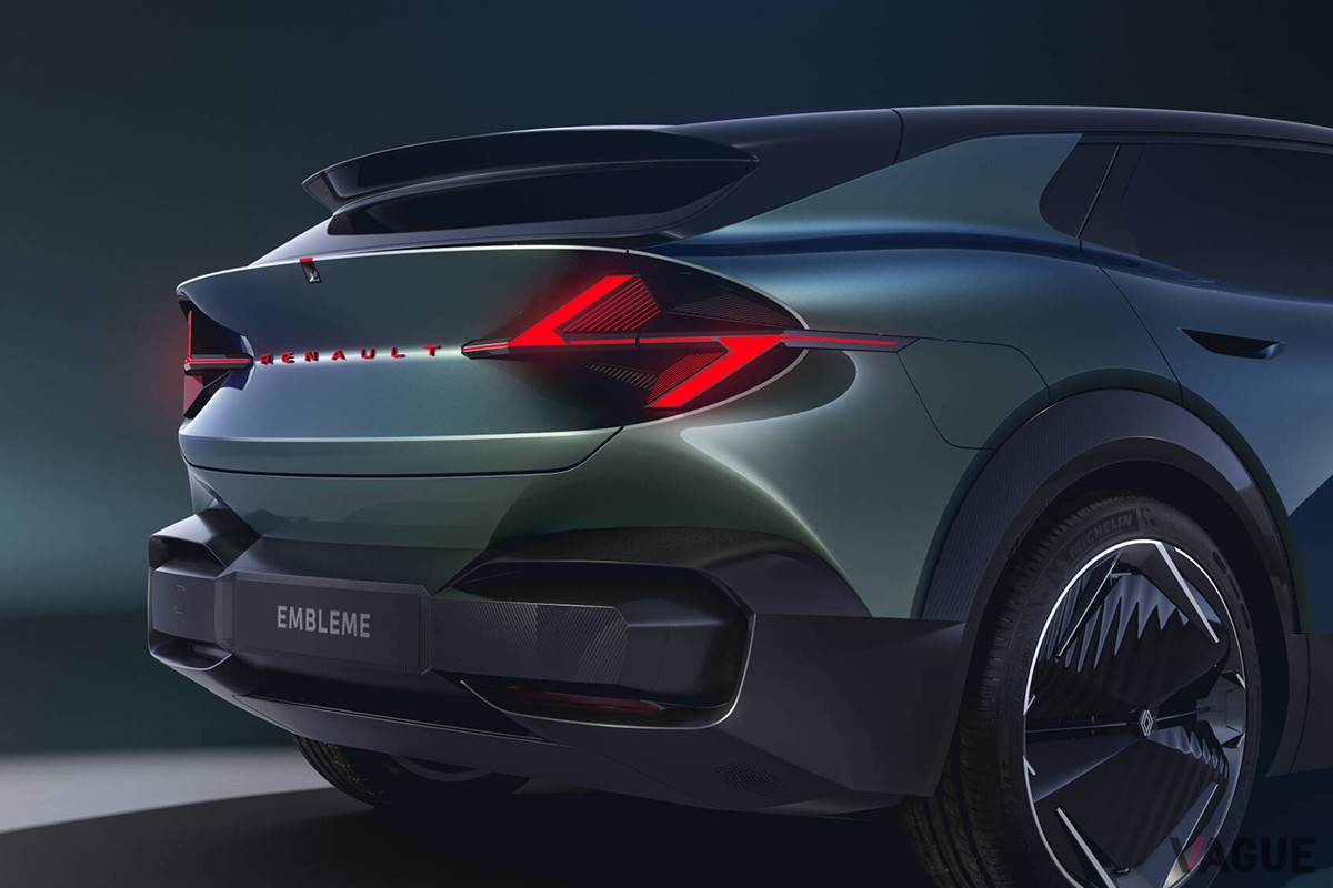 10月14日から始まるパリ国際モーターショー2024で世界初公開される予定のコンセプトカー、ルノー「エンブレム」